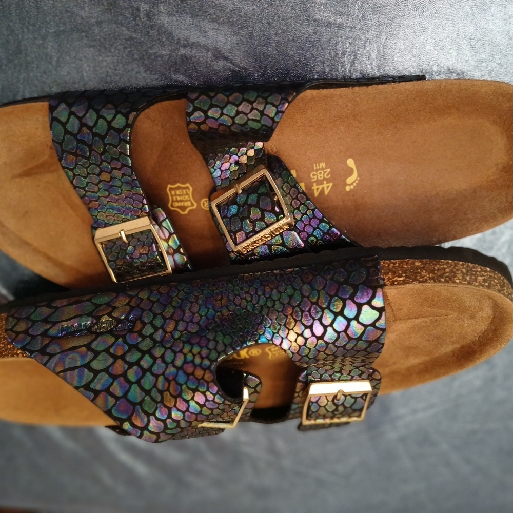 Birkenstock Iridescent Black Sandals - Picture 3 of 4